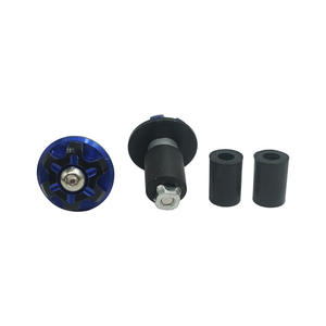 Accesorios modificados para motocicleta de aleación de aluminio CNC Protector de manillar de enchufe decorativo Universal con extremos de barra de bola - Product Image 4