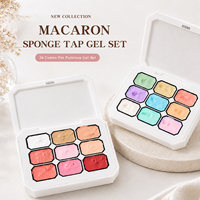 Palette de gel solide 9 couleurs pour ongles, avec logo personnalisé, aimant liquide français, pour peinture ombrée, vernis à ongles UV, DIY, pour ongles à sculpture rapide en forme de pétale