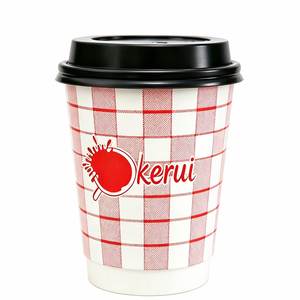 Single <b>Wall</b> Protective Heat <b>Insulation</b> Kraft <b>Paper</b> Disposable Sleeve for Drinks and Coffee Hot Cup Sleeves - Product Image 3