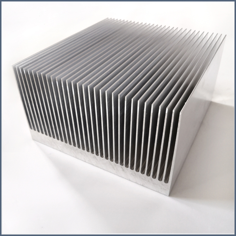 Flexible cutting length high power heat sink extrusion 150(W)*45(H)mm