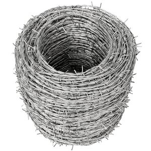 <span class=keywords><strong>Concertina</strong></span> de alambre de púas de doble hebra <span class=keywords><strong>galvanizada</strong></span> para la construcción y la protección de la cerca de malla de la prisión hecha de alambre de hierro - Product Image 3