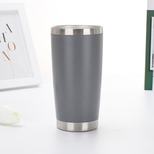 Mug isotherme en acier inoxydable 15 oz, blanc, personnalisable par sublimation, pour café chaud/froid, avec couvercle – Offre économique - Product Image 1