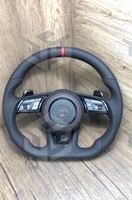 Volant de direction en cuir pleine fleur sur mesure pour Audi RS A4 A5 A6 C7 B8 R8 S3 S4 S5 Q7 A7 S7 TT RS3 RS5 RS6 RS7 B9