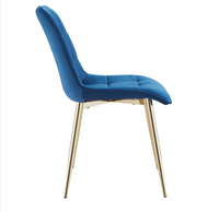Chaises royales antiques en velours, jambes dorées, mobilier de cuisine, de restaurant, en vente