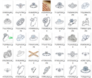 Anello di anniversario di promessa di matrimonio di fidanzamento a 4 poli con gemma Moissanite a taglio ovale da <span class=keywords><strong>2</strong></span>,5 ct per le donne - Product Image 6