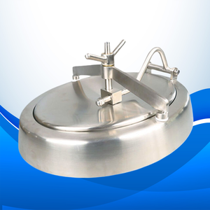 ฝาปิดช่องระบายน้ำสแตนเลสทรงรี304 316L ฝาปิดช่องเก็บท่อแบบสุขาภิบาลเกรดอาหาร - Product Image 6