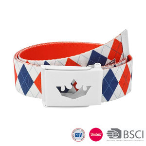 Gran oferta, logotipo personalizado, estampado Digital, tejido de poliéster trenzado Hallow para hebilla, cinturón automático para hebilla para estilo personalizado - Product Image 4
