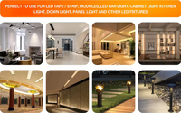 IP67 étanche pilote Led à courant constant Dimmable 120w scintillement bipolaire sans 0 ~ 10V & PWM dimmable vente chaude alimentation LED