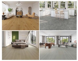 L'usine de revêtements de sol en PVC de luxe de qualité supérieure peut personnaliser les revêtements de sol en vinyle imperméables pour l'intérieur, tels que les salons, les salles de bain - Product Image 6