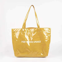 Sac fourre-tout transparent en PVC pour l'été, sac à main de plage transparent effet gelée, sac de shopping étanche grande capacité, sac de plage