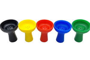 Accessori per Narghilè Arabo all'Ingrosso, Testa in Silicone a 7 Fori con <span class=keywords><strong>Porta</strong></span> Tabacco - Product Image 2