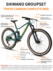 Bicicleta de Montaña 29er de Fibra de Carbono con Horquilla de 140 mm de Recorrido, Grupo de 12 Velocidades y Manillar Integrado - Product Image 5