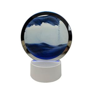 Lámpara de Mesa LED con Arte de Arena 3D en Movimiento, Novedad 2023, Lámpara de Noche LED con Arena - Product Image 3