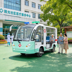 Autobús Turístico Eléctrico Panorámico al Aire Libre ZOWN de 13 Plazas con Amortiguadores para Viajes a Centros Turísticos de Montaña - Product Image 1