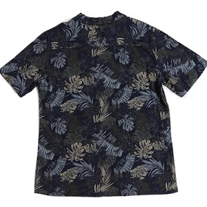 Chemise de plage imprimée hawaïenne à col de camp, manches courtes, imprimée 100% coton, avec boutons, <span class=keywords><strong>Flora</strong></span> manches courtes - Product Image 1