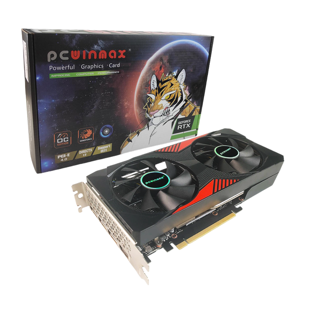 For GeForce RTX 3060 12GB GDDR6 Fan PCI Express Gaming Graphics Card 192-bit for 1440P Gaming 3D Rendering Wholesale Price