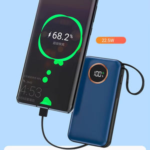 畅销新产品2025 PD20W便携式电源组20000毫安时电源组，内置电缆C型端口 - Product Image 3