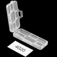 Boîte de marquage de câbles en plastique transparent 4020, support d'étiquettes d'identification de fils, boîte de marquage de câbles