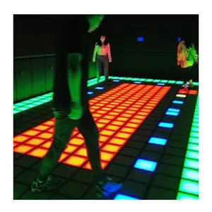 30W 3d Interactive Led Floor Wireless Magnetic Infinity Led Dancing Floor Dj Lighting Dance Floor Active Game