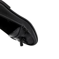 Chaussures italiennes classiques à pampilles personnalisées par une usine chinoise, mocassins décontractés à enfiler, tige en PU, semelle extérieure en caoutchouc, imperméables et adaptées