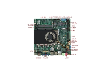 เมนบอร์ด Mini-ITX รองรับเจน10th I3ซีพียู I9 I7 I5พร้อม PCIe 2 * DDR4 1/2 * LAN สำหรับมินิพีซี - Product Image 2