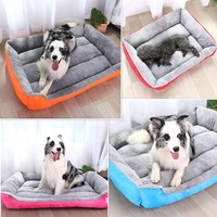 Lit de luxe doux en peluche pour animaux de compagnie chaud Durable lavable anti-dérapant chien chat canapé nid confortable lit apaisant pour moyen grand