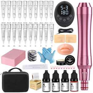 Kit Completo Profesional <span class=keywords><strong>para</strong></span> Tatuaje de Cejas y Labios con <span class=keywords><strong>Agujas</strong></span> y Accesorios <span class=keywords><strong>para</strong></span> Blanqueamiento Labial 650g Venta al por Mayor - Product Image 4