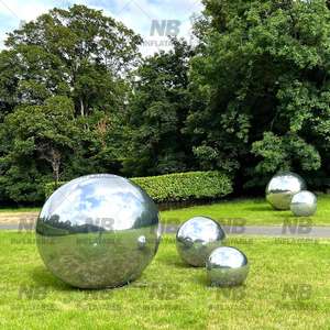 ลูกโป่งกระจกเป่าลมขนาดต่างๆแบบปรับแต่งได้ลูกบอลสะท้อนแสงแบบลอยสำหรับตกแต่งงานกิจกรรม - Product Image 2