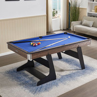 Table de jeu multifonctionnelle 4 en 1 à succès en 2025 avec table de billard pliable, ping-pong, salle à manger, basket-ball, table de jeu multifonctionnelle TP-6004B