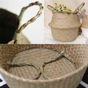 Cesta <span class=keywords><strong>de</strong></span> <span class=keywords><strong>Mimbre</strong></span> <span class=keywords><strong>de</strong></span> Bambú con 6 Secciones, Aislante, Marrón Rústico, 12 Pulgadas, Almacenamiento Tejido, Desechable, <span class=keywords><strong>para</strong></span> Frutas - Product Image 4