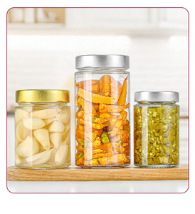 Lọ thủy tinh thực phẩm lọ được sử dụng để lưu trữ gia vị mật ong và mứt-Để lưu trữ và tổ chức thực phẩm - Product Image 5