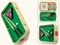 Table de billard miniature multifonctionnelle pour jeux de table, table de billard en bois pliable pour enfants et famille
