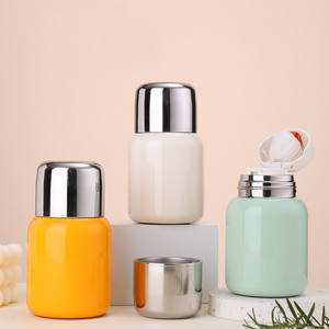 Venta al por mayor <span class=keywords><strong>Mini</strong></span> 316 Acero inoxidable aislado Linda botella de agua fiesta al aire libre niños tazas de café vaso frasco para dama - Product Image 3