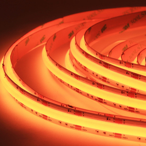 RGBW COB Strip LED Light 672LED/m 24V 12mm Ra90 High CRI Home Decor flessibile RGB + 3000K nastro bianco caldo retroilluminazione TV - Product Image 3