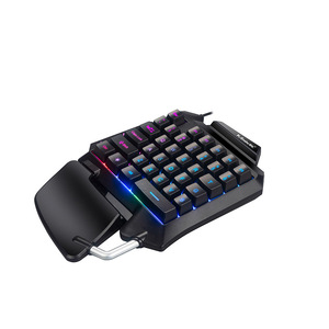 K-Snake One Handed Mechanical Gaming <b>Keyboard</b> <b>Wired</b> With Backlight And Hand Support For Pc Gaming - Product Image 2