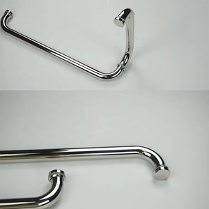 Manija de Puerta de Ducha de Acero Inoxidable Moderna de Alta Calidad para Apartamentos - Product Image 2