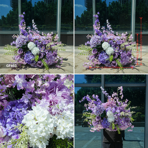 Floral Arrangement Wholesale purple Hydrangea aisle Flower Centerpieces for Wedding <b>Bouquet</b> Decoration - Product Image 3