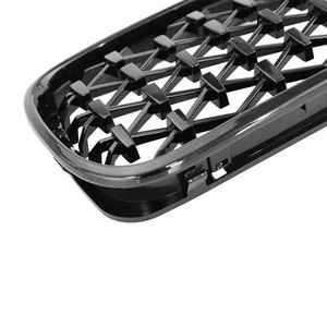 Grille de pare-chocs avant en matériau ABS pour <span class=keywords><strong>BMW</strong></span> Série 3 E46 2002-2005 Grille automatique noire brillante - Product Image 4