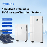 Système de charge solaire hybride hors réseau OLINK Type 2 pour véhicules électriques, station d'alimentation, nouvelle énergie, station de charge rapide DC pour véhicules électriques, montage au sol