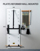 Accessoires de Pilates à fixation murale : ressort en fil de piano en cuir PU pour entraînement corporel en studio