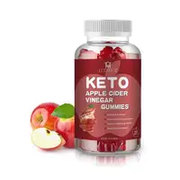 개인 상표 유기 편평한 배 사과 사이다 식초 거미 비타민 영양 도움 detox 체중 조절 gummies