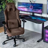Chaise de bureau de massage moderne bon marché de haute qualité pour PC Fauteuil de jeu en tissu avec repose-pieds et accoudoir réglable