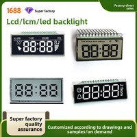 Modul Layar LCD Jam Segmen Refleksi-Tembus-Penglihatan dengan Ukuran Kustom untuk Perangkat yang Dapat Dipakai