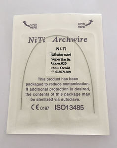 Filo per arco rivestito bianco di colore Nitinol ortodontico dentale - Product Image 6
