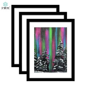 Home MDF Wooden <strong>Picture</strong> <strong>Frames</strong> Black &amp; White Sizes 3.5x5 12x16 A4 UV Printing A1/A2 Poster Wood <strong>Frames</strong> For <strong>Pictures</strong> - Product Image 3