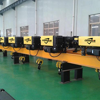 Palans électriques à câble de type européen, capacité de 1 à 6 tonnes, palan à poutre simple pour pont roulant et grue à portique, CE ISO