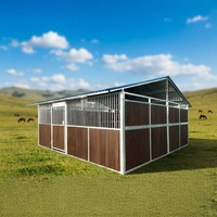 Abri pour chevaux autoportant, facile à assembler, portable, pour équipement agricole