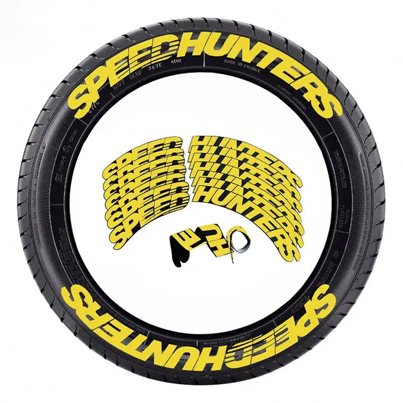 Wholese/Custom Car Tire Letter Sticker Rubber Sticker For Tire