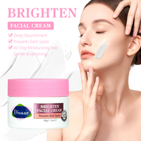 Nouvelle Crème Visage Éclaircissante à la Niacinamide, Extrait Végétal, Soin Anti-Taches Sombres, Vitamine E Nourrissante, Meilleure Crème pour Teint Clair
