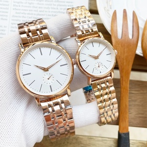 High End Luxury Couple Watch Automatic Mechanical Movement Curved Sapphire <b>Mirror</b> Vintage <b>Small</b> Second Dial For Omegaes - Product Image 5